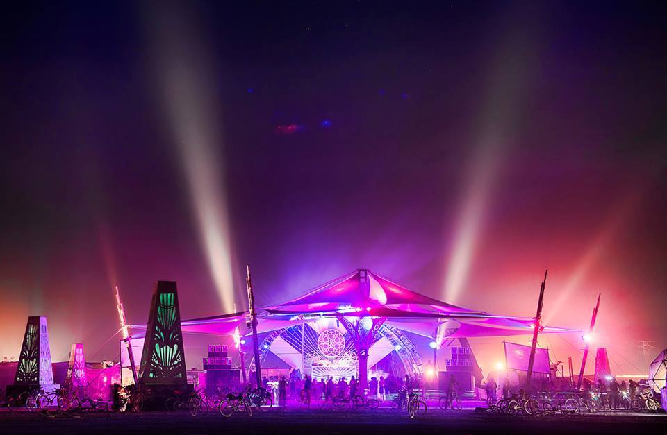 Stage Design - Fractal Planet - Burning Man, NV