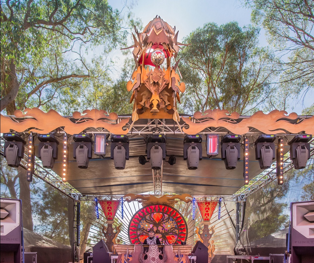 Stage Design - Rainbow Serpent Festival - Lexton, AU