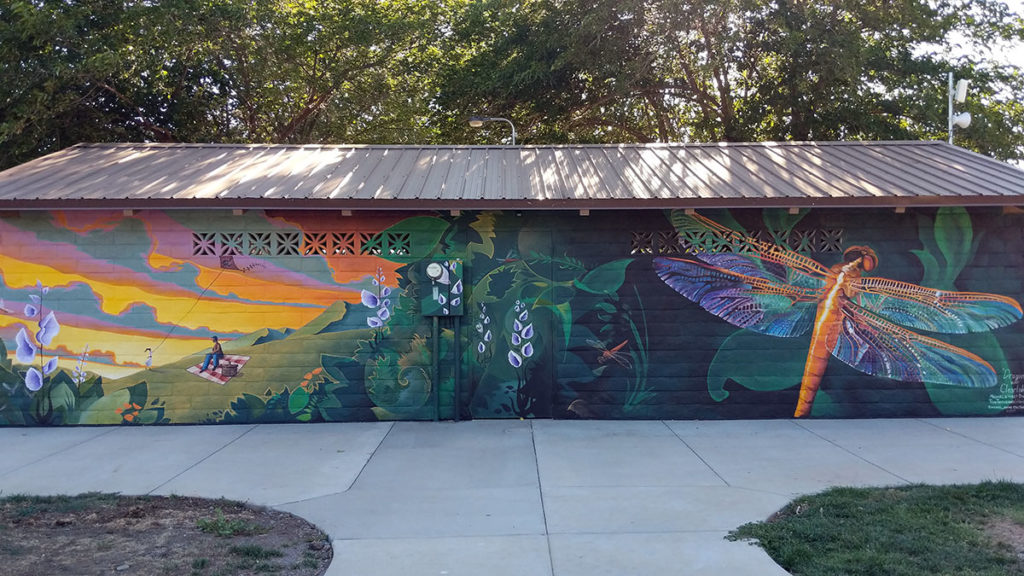 Dragons over Clearlake Mural - Clearlake, CA