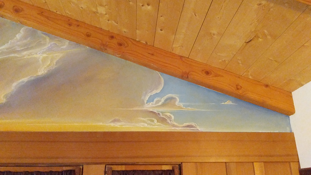 Sunrise Sunset Mural - Private Residence, Ojai, CA