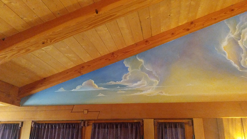 Sunrise Sunset Mural - Private Residence, Ojai, CA